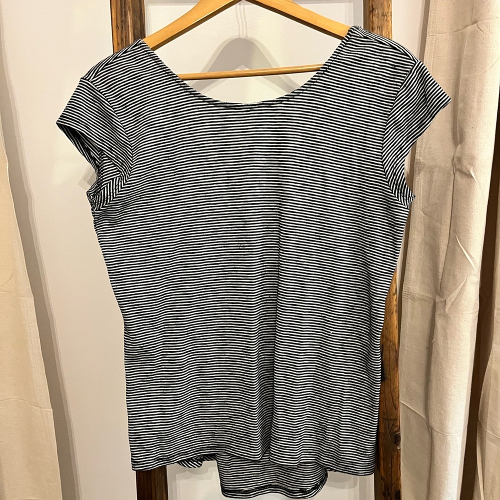 Striped Backless Flowy top